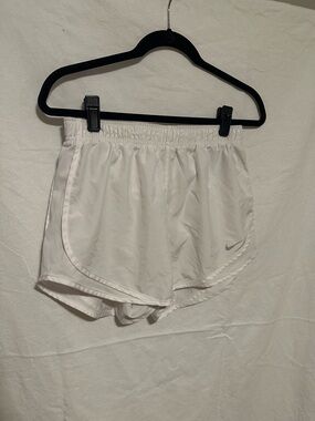 Nike White Women's Athletic Running Shorts Size M